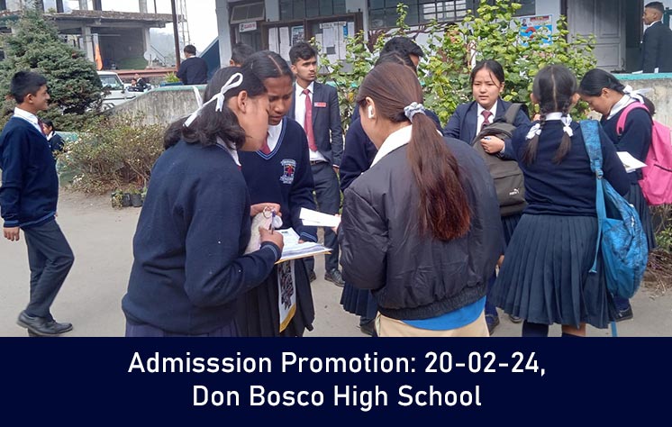 Admission campaign at Soreng School and Sombaria School